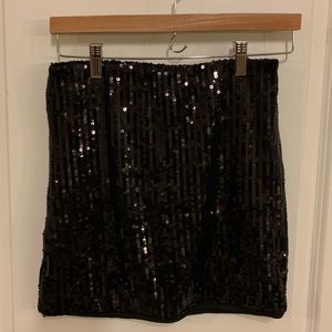 Xhilaration Sequined Mini Skirt